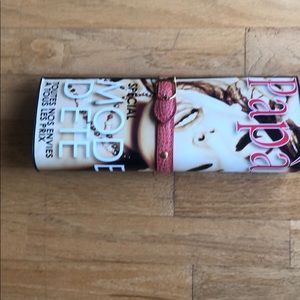 One of a kind clutch - with removable chain strap